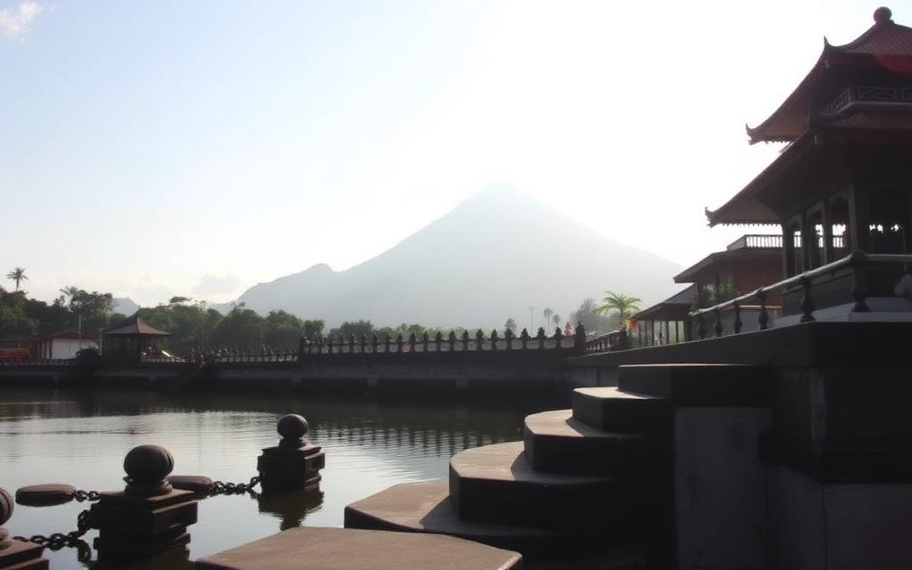 The water pavilions and pools of Tirta Gangga in east Bali.
